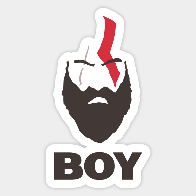 God of War - Kratos - BOY Sticker by InfinityTone